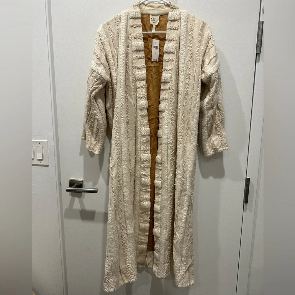 Size XS cream kimono from Anthropologie. Never used! - Picture 1 of 4